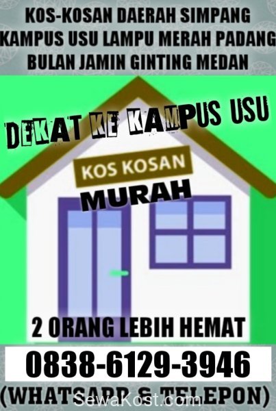 Foto Kosan kost murah nyaman aman di simpang kampus usu