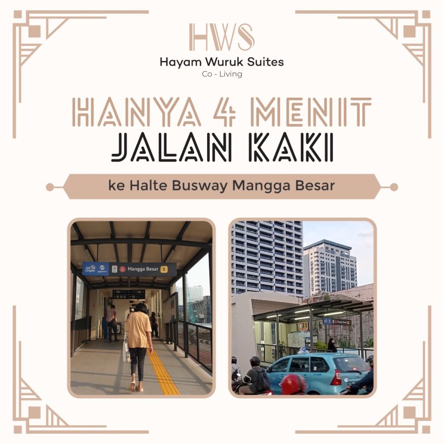 Foto 15 Kost Hayam Wuruk Suites Co-Living dekat Halte Busw di Maphar, Taman Sari, Jakarta Barat