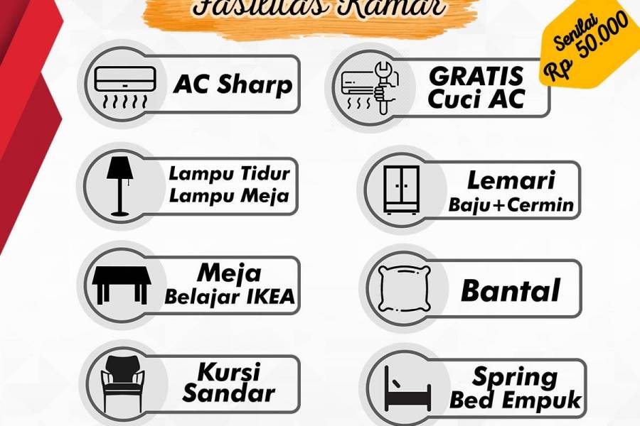 Foto 15 Kos Lavina Residence - dkt Palem Lestari dan Taman